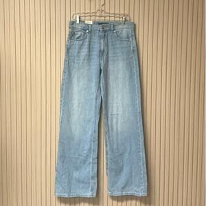 Aéropostale Women’s High-Rise Wide Leg Jeans Light Wash Size 8